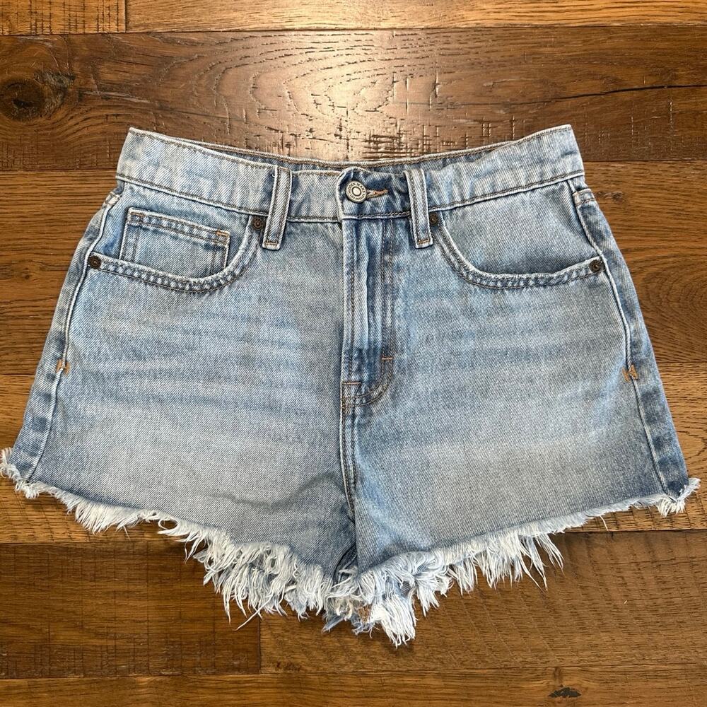 Hidden Cutoff Denim Shorts